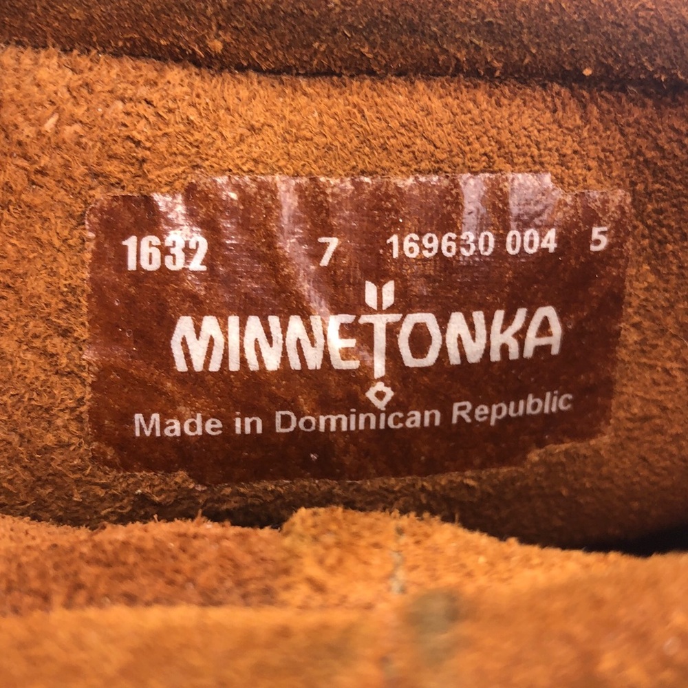 Minnetonka 1632 3-Layer Fringe Moccasin Boots 7 - image 7